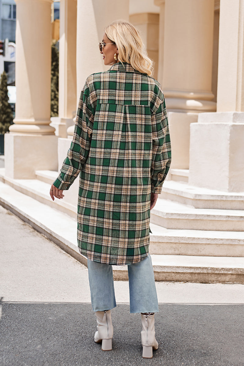 Lynndie Plaid Long Sleeve Shirt