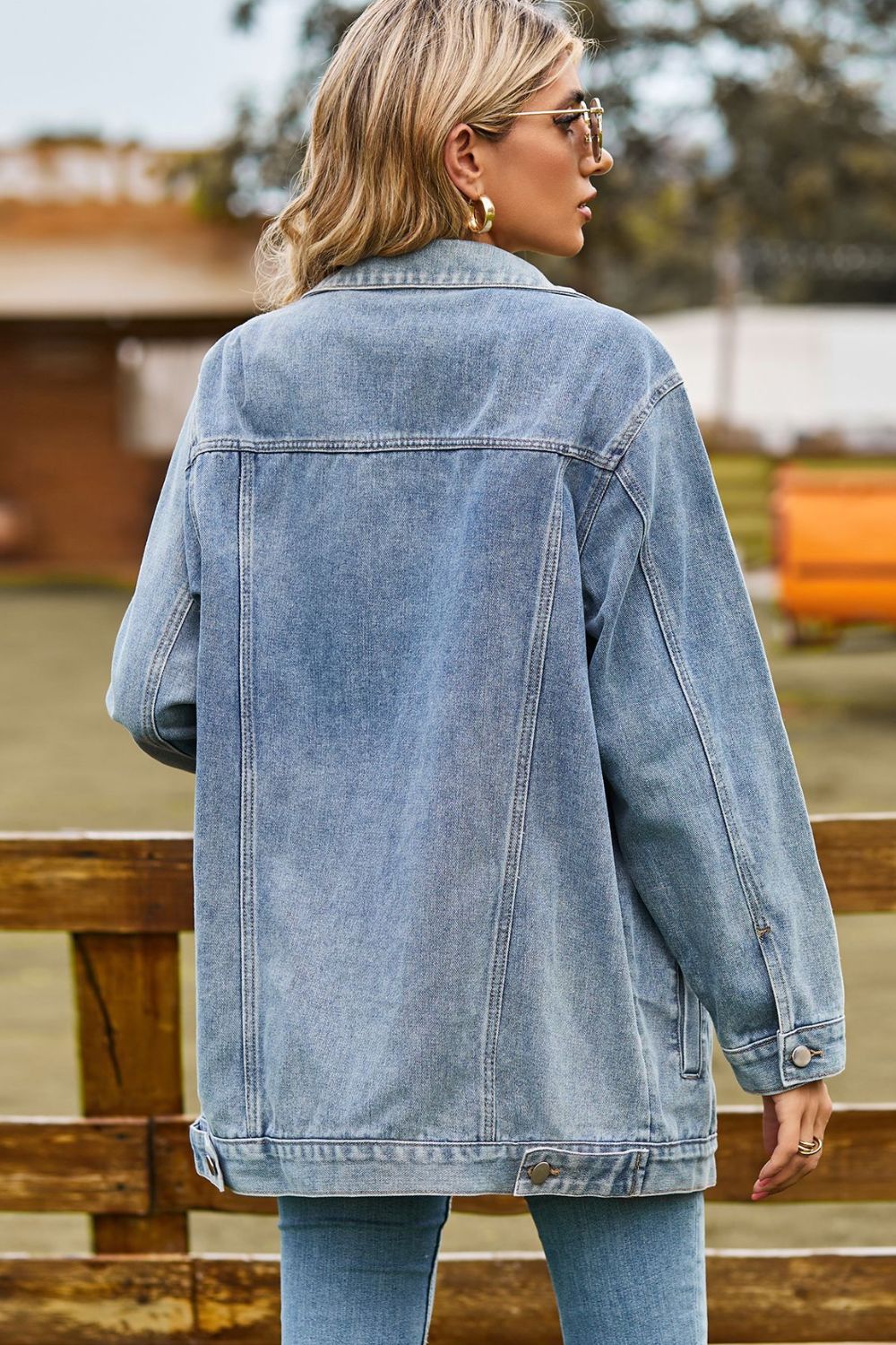 Penny Denim Jacket with Pockets